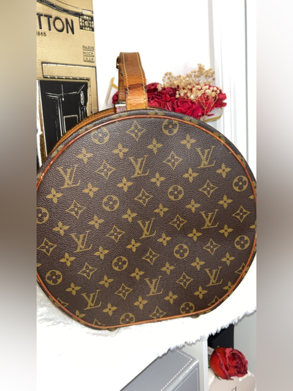 Louis Vuitton Boite Chapo 30  Monogram Round Hat Box
